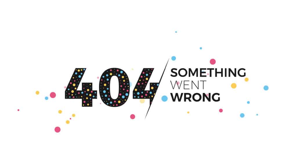 404 error page